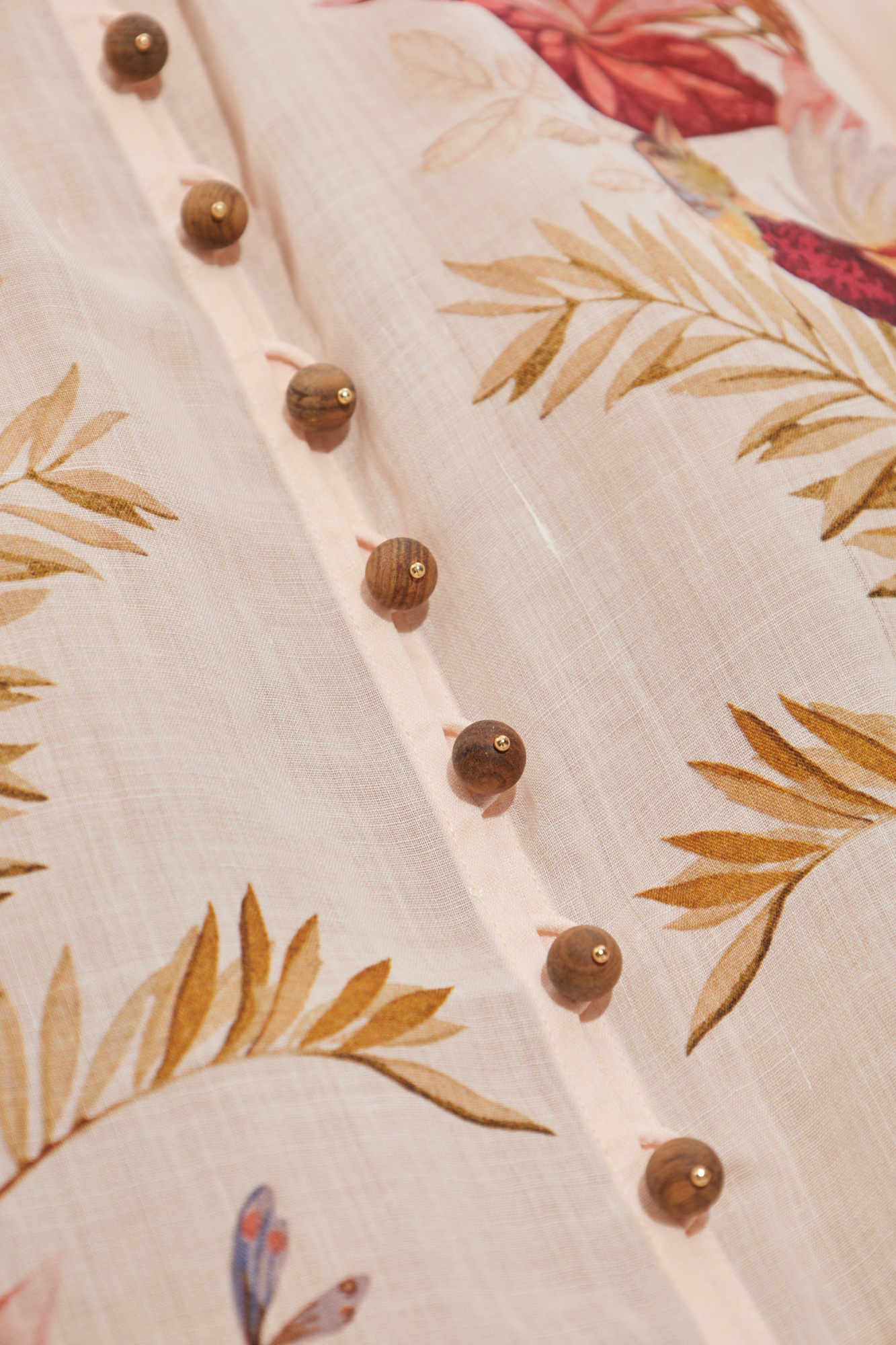 Tシャツ・カットソー Zimmermann FW25 Zimmermann Top (4556TSS253 CRMPLMFLO) Pink Shirt with floral motif Zimmermann - Vitkac AS